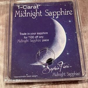 GENUINE Midnight Blue Sapphire